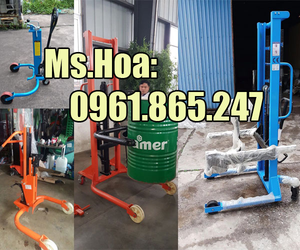 xe nâng thùng phuy tại bình dương