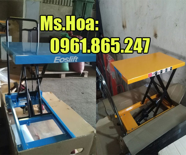 Xe nâng mặt bàn mini giá rẻ