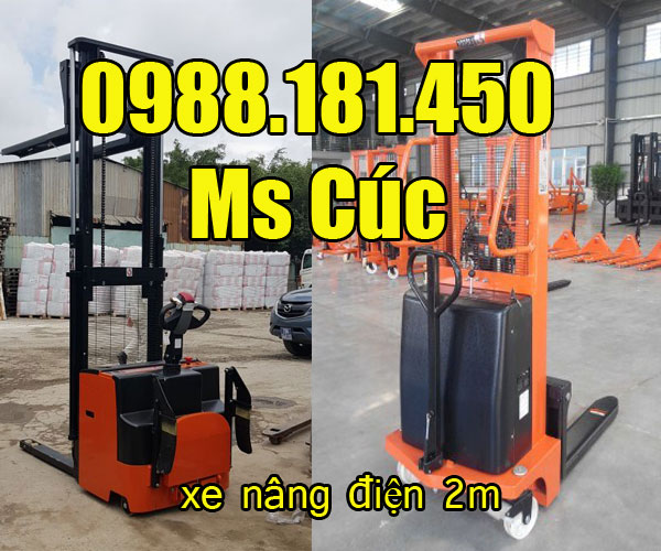 địa chỉ bán xe nâng điện 2m