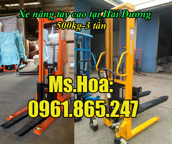 Xe nâng tay cao tại hải dương giá rẻ