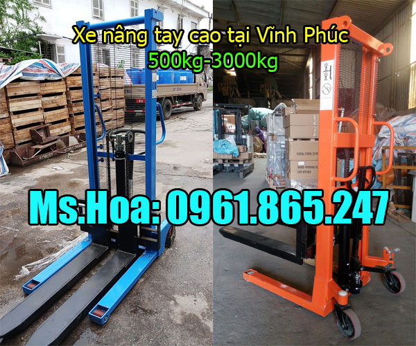 Xe nâng tay cao tại Vĩnh Phúc giá rẻ