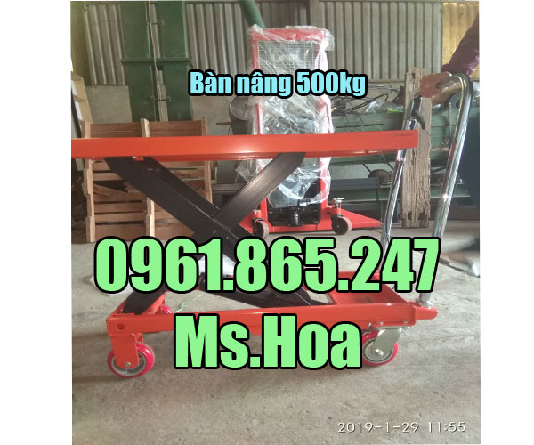 Giá bàn nâng 500kg