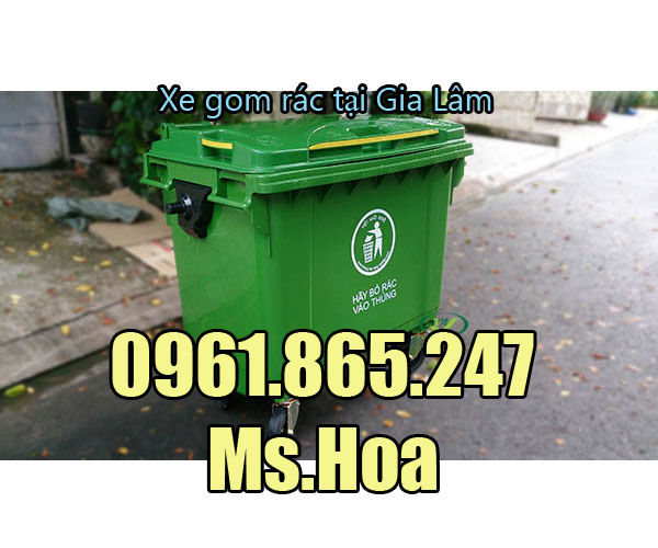 Xe gom rác tại Gia Lâm