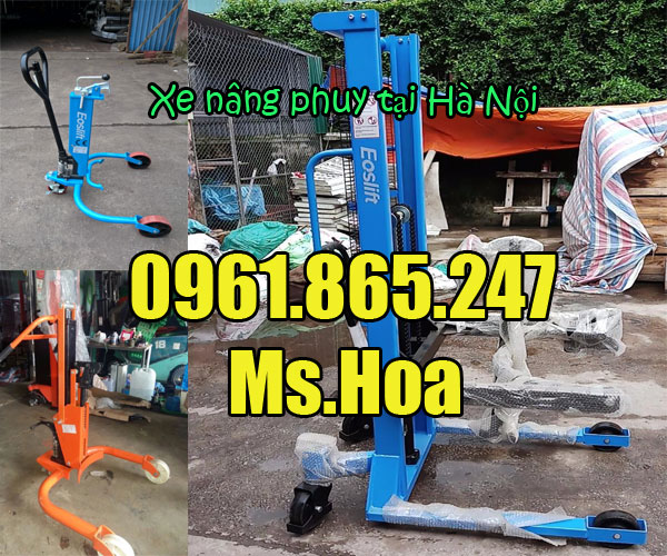 Xe nâng thùng phuy tại hà nội