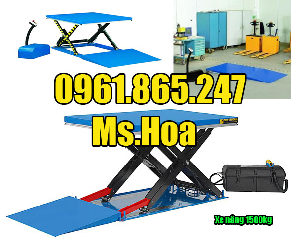 Xe nâng mặt bàn 1500kg
