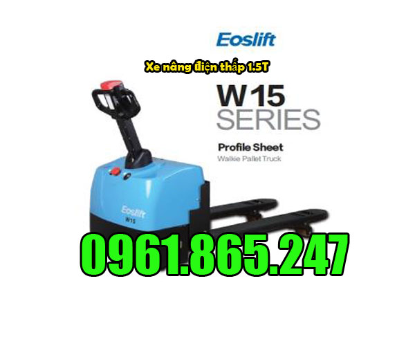 Xe nâng điện thấp 1500kg