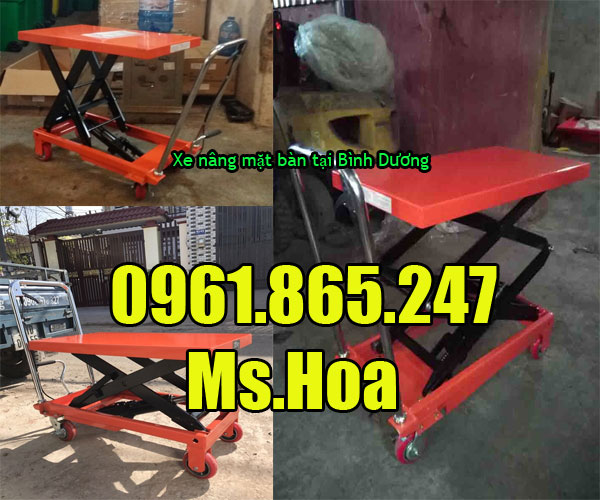 Xe nâng mặt bàn tại Bình Dương